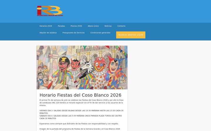 Screenshot of bilbaocastro.es