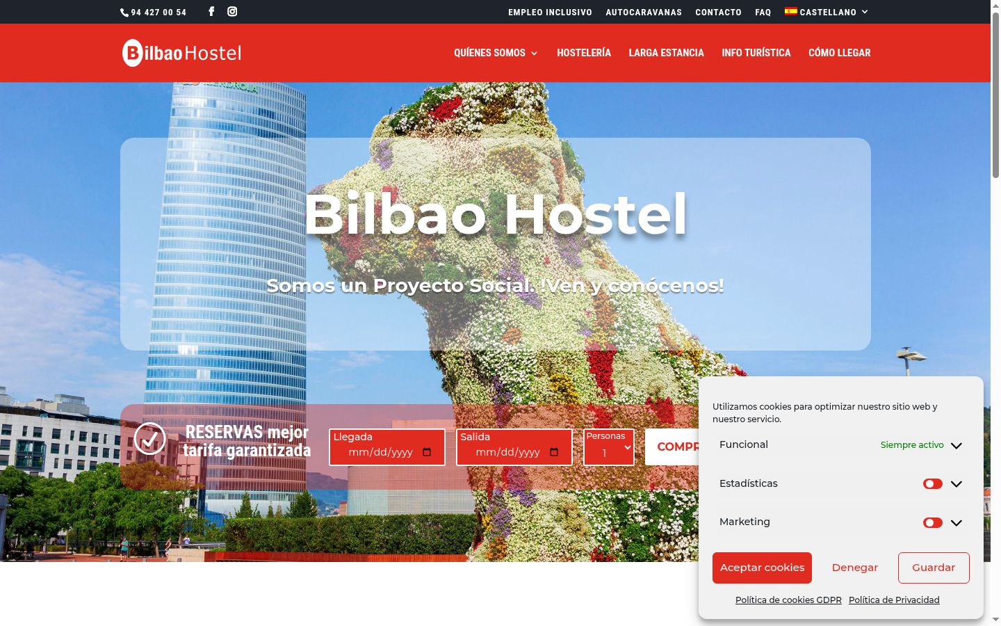 Screenshot tal-banner tal-kunsens muri qabel kwalunkwe interazzjoni