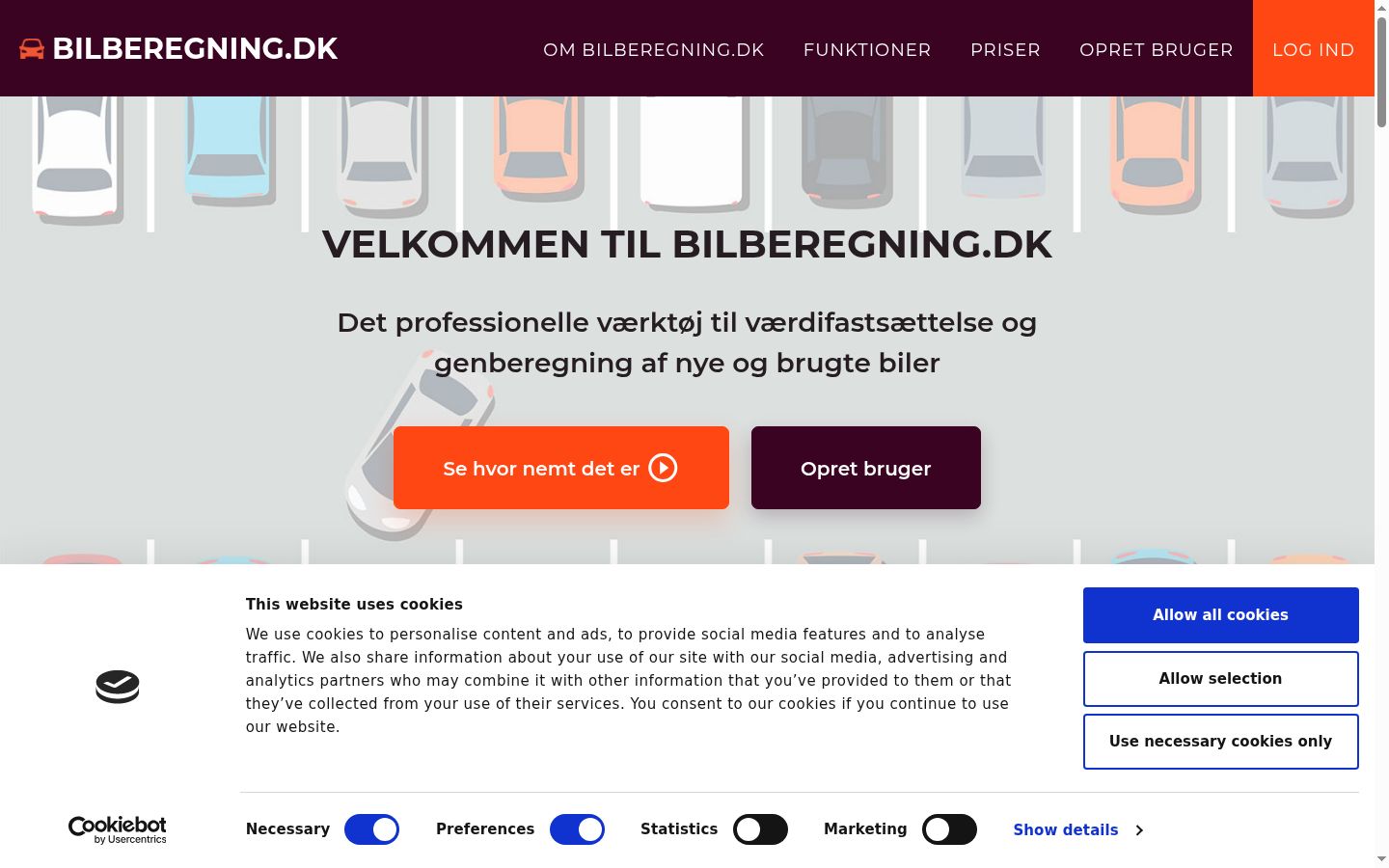 Ekrānuzņēmums ar piekrišanas baneri, kas tika rādīts pirms jebkādas mijiedarbības