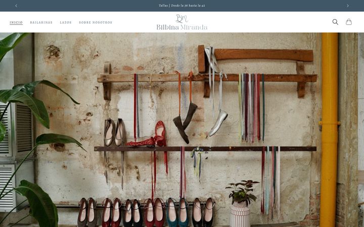 Screenshot of bilbinamiranda.com