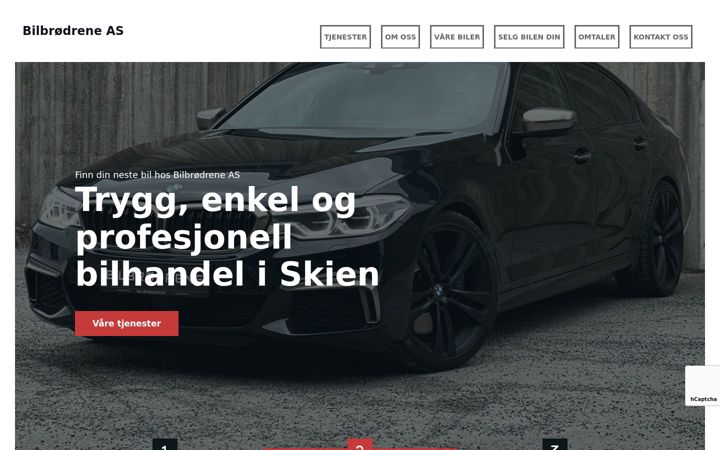 Screenshot of bilbrodrene.no