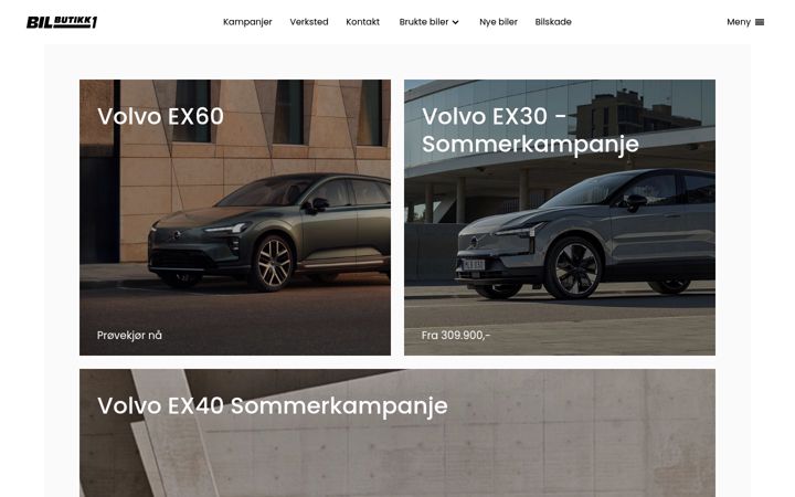 Ekrānuzņēmums no bilbutikk1.no