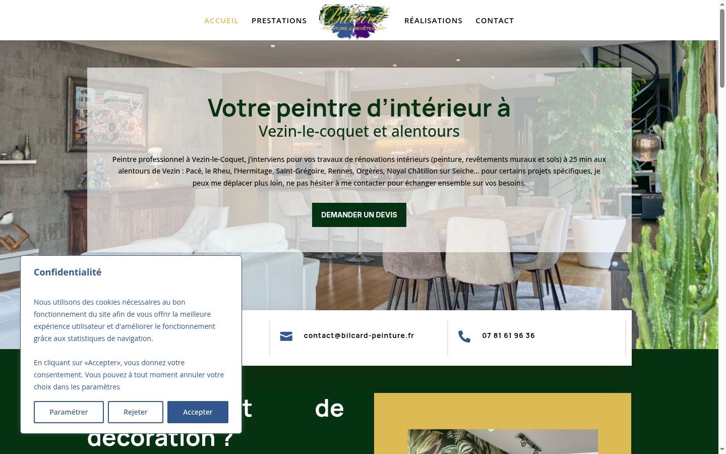 Screenshot tal-banner tal-kunsens muri qabel kwalunkwe interazzjoni