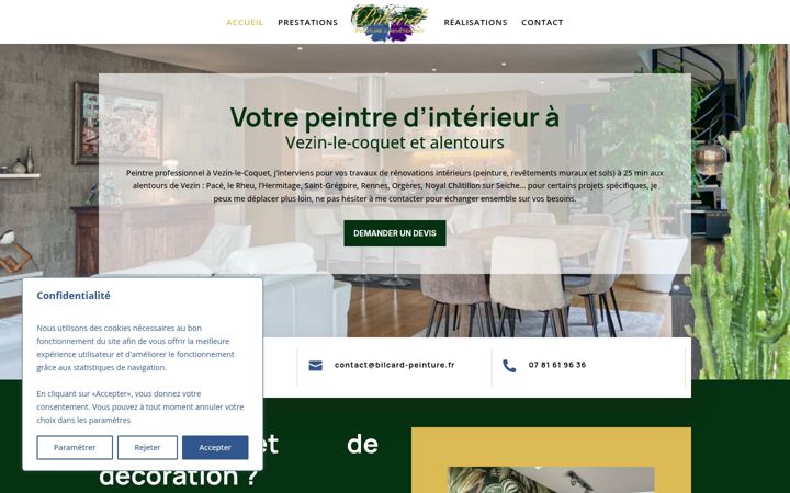 Screenshot of bilcard-peinture.fr