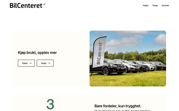 Ekrānuzņēmums no bilcenteret.no