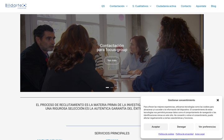 Screenshot of bildarte.com