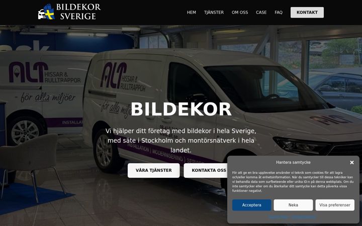 Screenshot of bildekorsverige.se