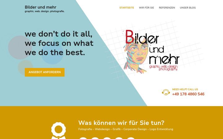 Screenshot of bilderundmehr.eu