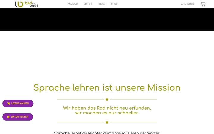 Screenshot of bildmitwort.at