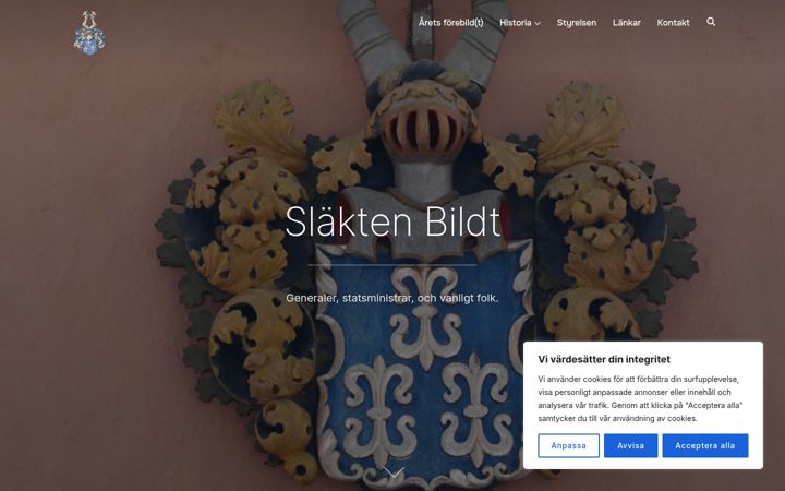 Screenshot of bildt.se