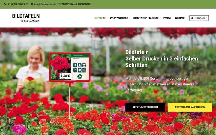 Screenshot of bildtafeln.ch