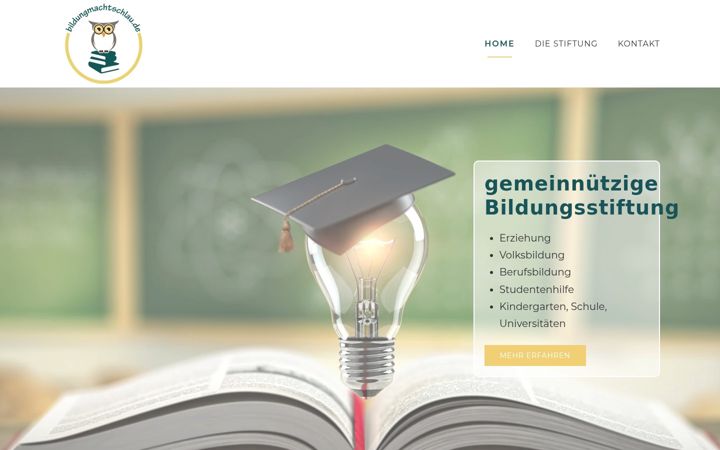 Screenshot of bildungmachtschlau.de
