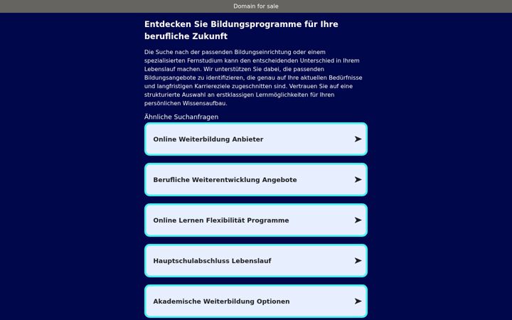 Screenshot of bildungsakademie-graf.de