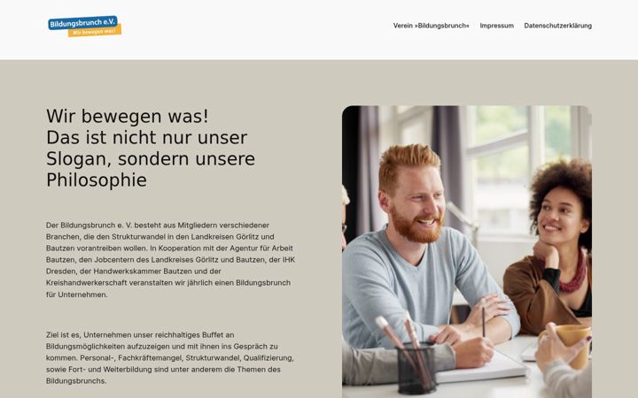 Screenshot of bildungsbrunch.net