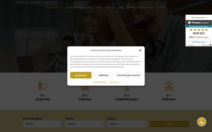 Screenshot of bildungsexperten.net