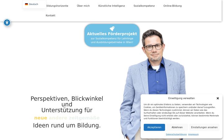 Screenshot of bildungshorizonte.com