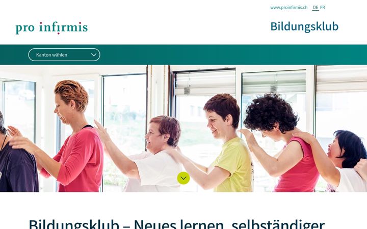Screenshot ta' bildungsklub.ch