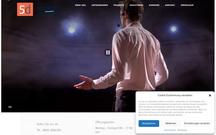 Screenshot of bildungskonzern5d.gmbh