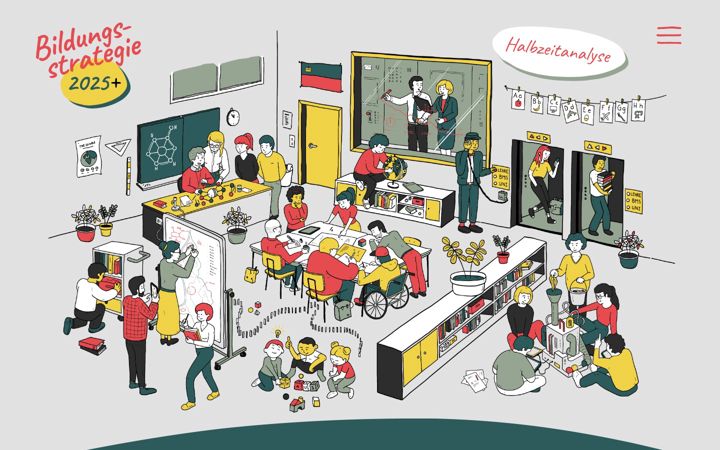 Screenshot of bildungsstrategie.li