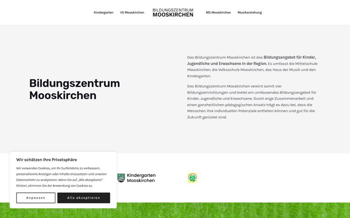 Screenshot of bildungszentrum-mooskirchen.at