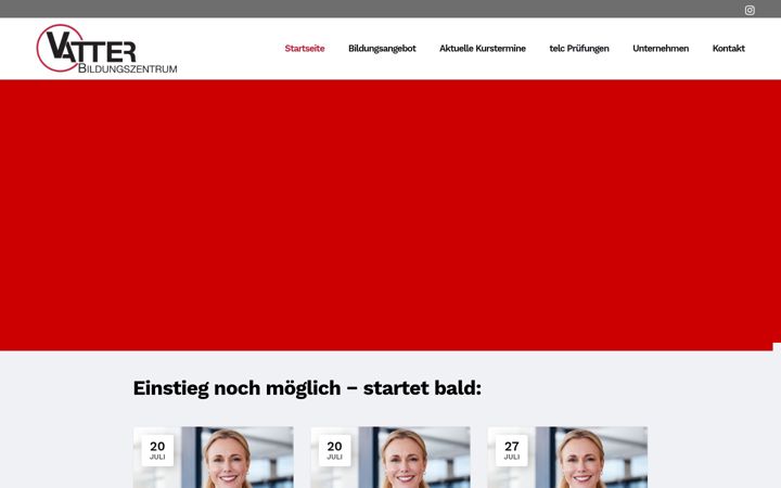 Screenshot of bildungszentrum.de
