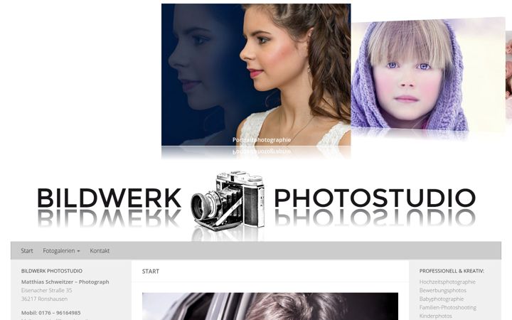 Screenshot stránky bildwerk-photostudio.de