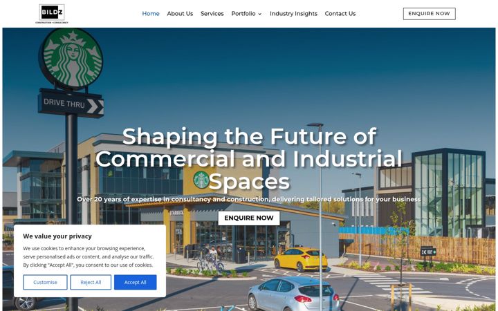 Screenshot of bildz.co.uk