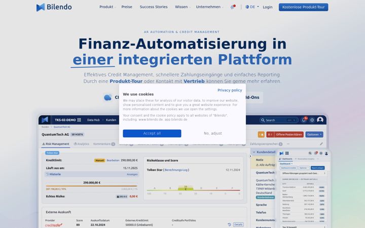 Screenshot of bilendo.de