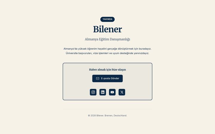 Screenshot of bilener.com