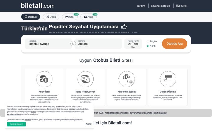 Screenshot of biletall.com