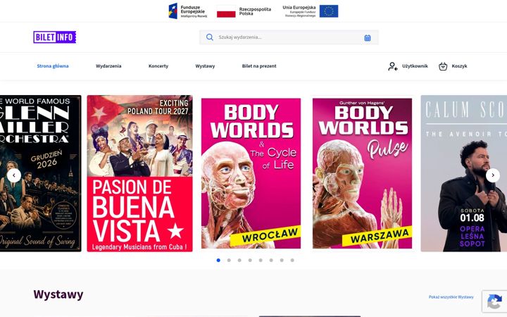 Ekrano kopija biletinfo.pl