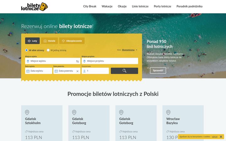 Ekrano kopija biletylotnicze.pl
