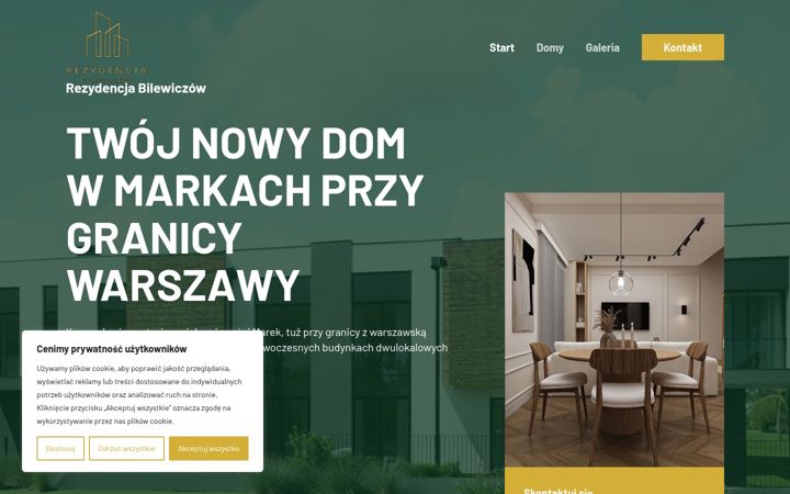 Screenshot of bilewiczow.pl