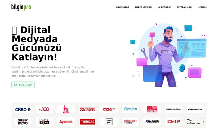 Screenshot of bilgin.pro