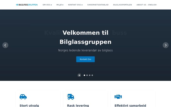 Ekrānuzņēmums no bilglassgruppen.no