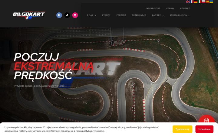 Screenshot of bilgokart.pl