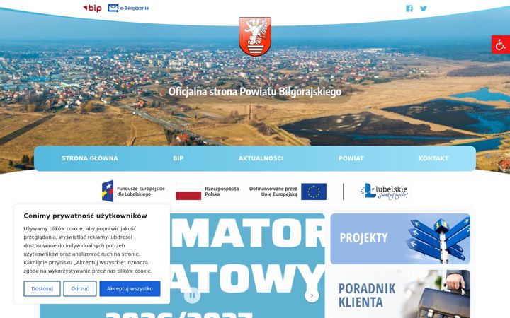 Screenshot of bilgorajski.pl