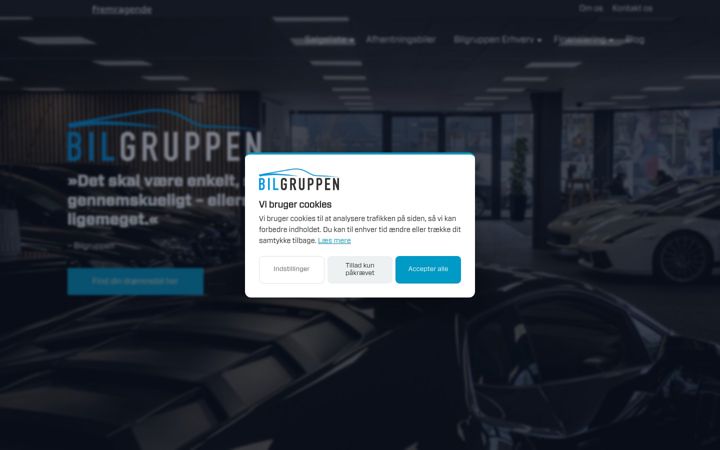 Screenshot of bilgruppen.dk
