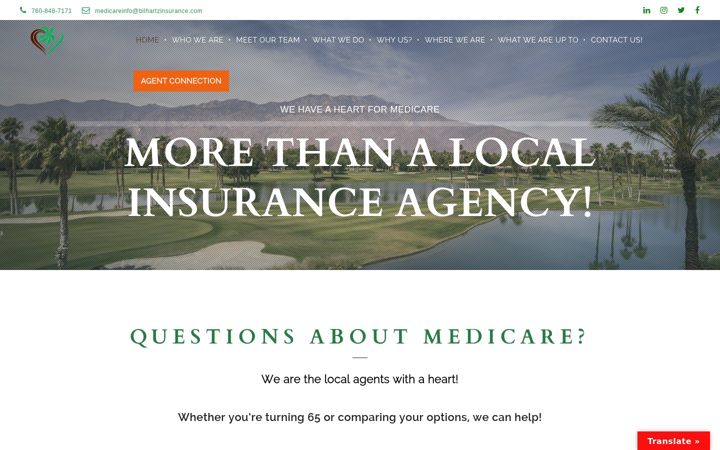 Skærmbillede af bilhartzinsurance.net