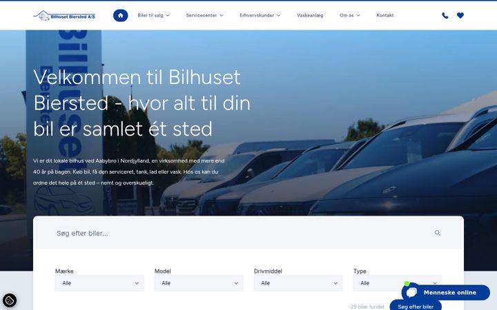 Screenshot of bilhuset-biersted.dk