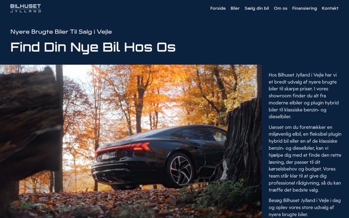Screenshot of bilhusetjylland.dk