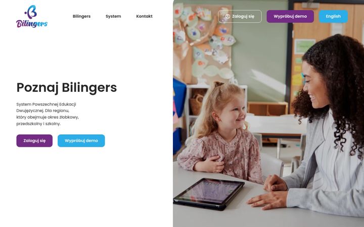 Screenshot of bilingers.com