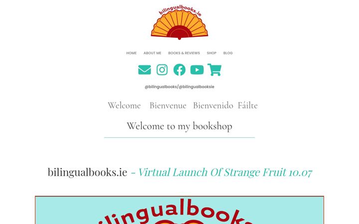 Skjermbilde av bilingualbooks.ie