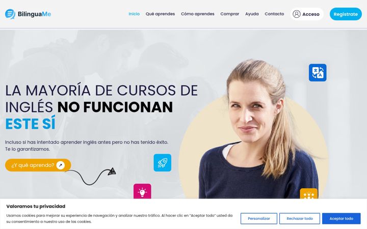 Screenshot of bilinguame.com