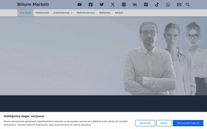 Screenshot of bilisimmarketi.com