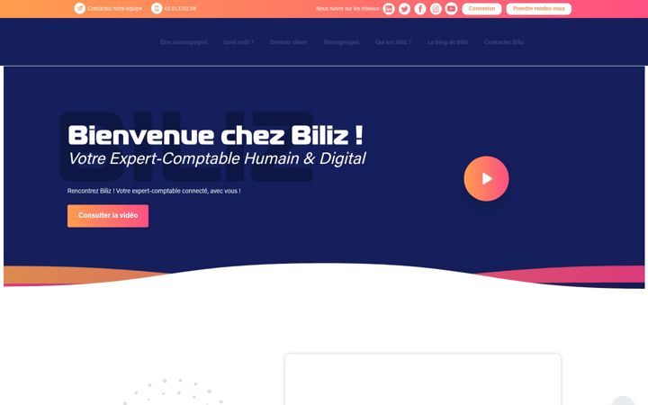 Screenshot von biliz.fr