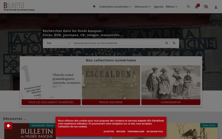 Screenshot of bilketa.eus