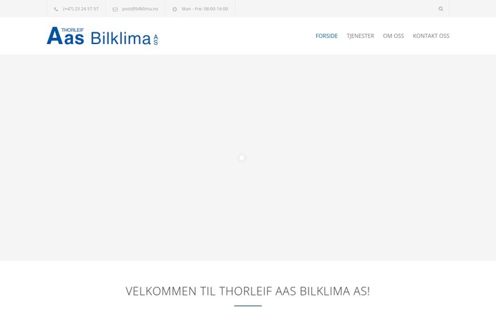 Screenshot of bilklima.no
