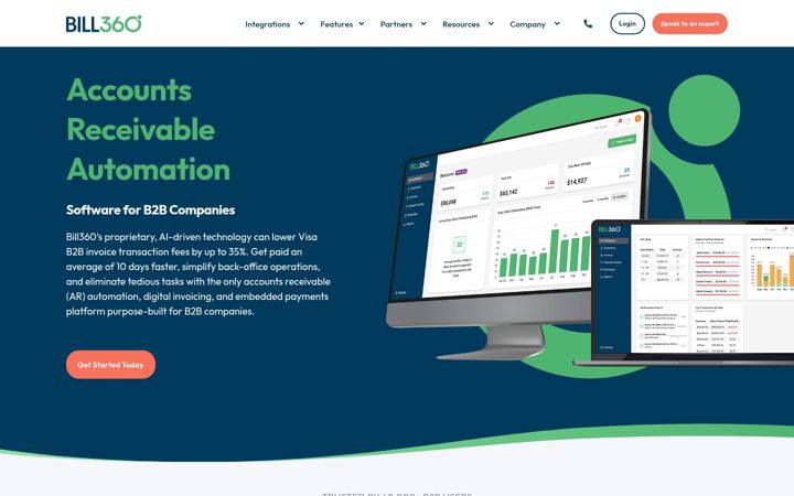Screenshot of bill360.com