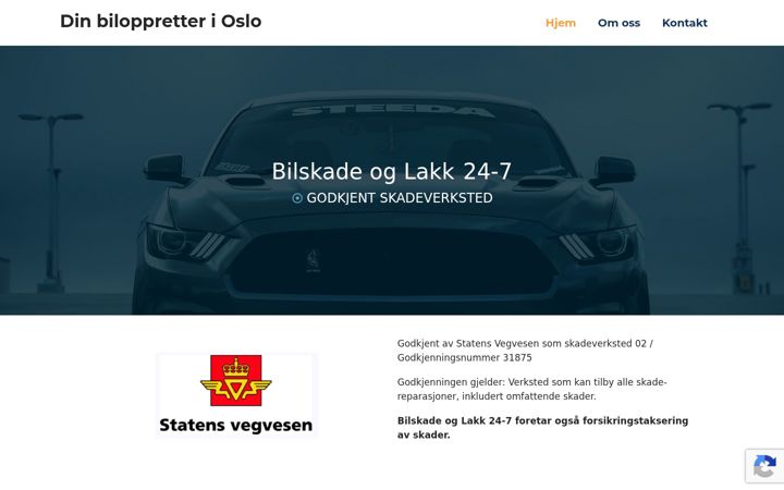 Captura de pantalla de billakkering24-7.no